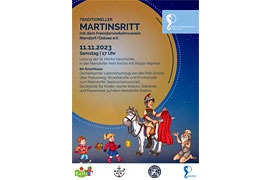 Plakat Martinsritt Niendorf/Ostsee 2023