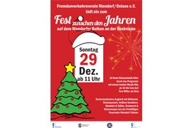 Plakat „Fest zwischen den Jahren“ Niendorf/Ostsee