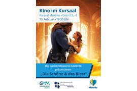 Plakat KiK Malente „Die Schöne und das Biest“