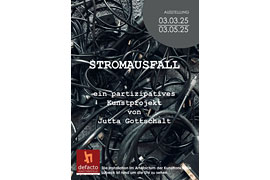 Jutta Gottschalt „Stromausfall“ – Artefactum Kunsttankstelle Lübeck